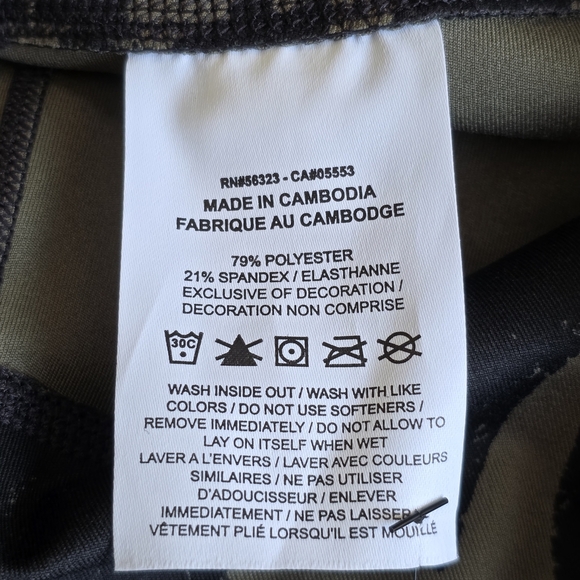 Nike One Luxe Dri-Fit Bike Shorts – Ash Green Size Large 7" Length - Picture 5 of 6